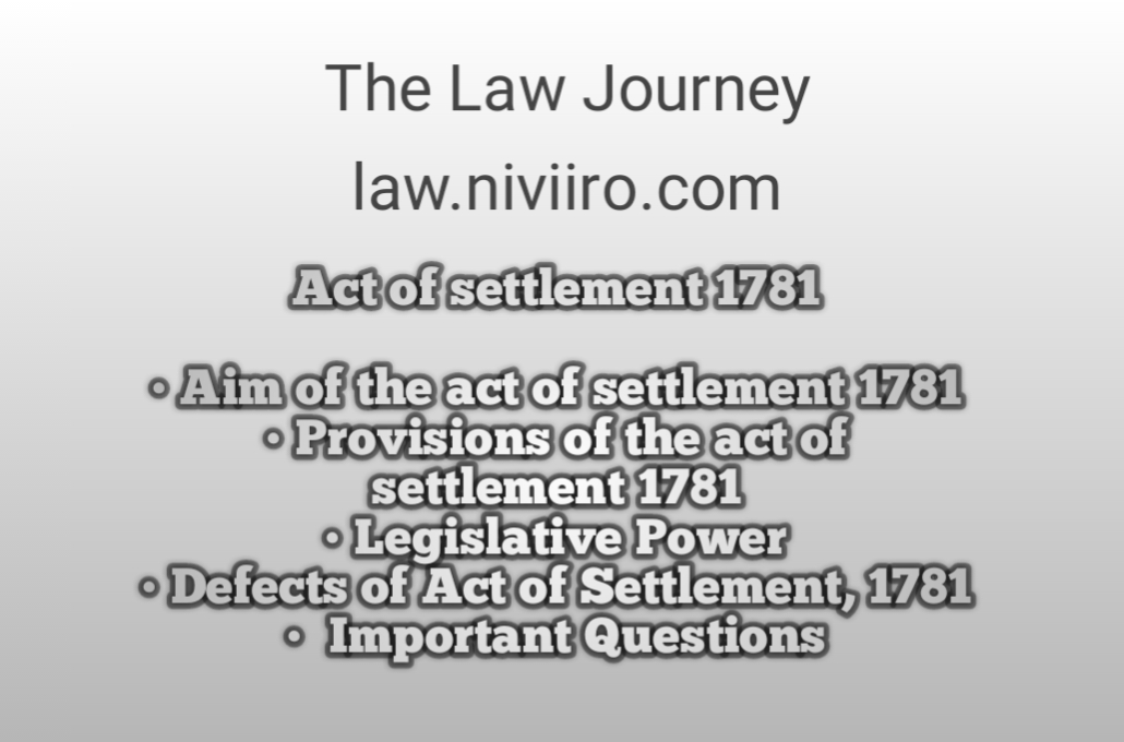 Act-of-settlement-1781