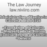Administration of Justice in Calcutta