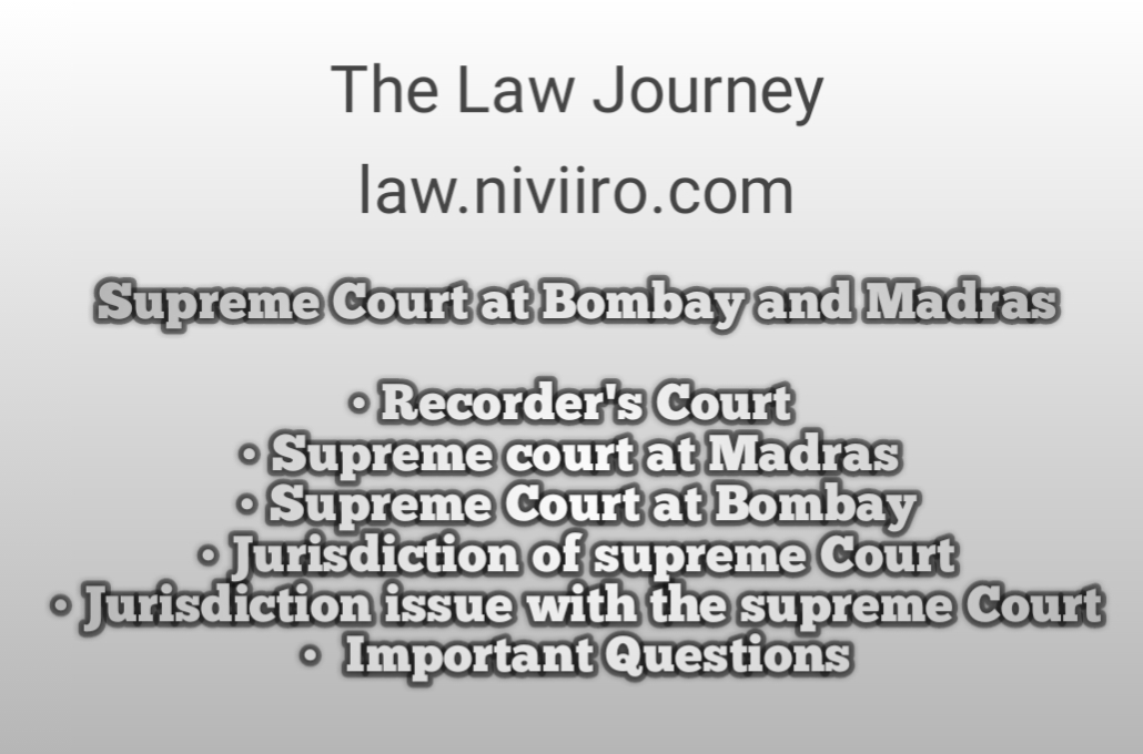 Supreme-court-at-Bombay-and-Madras