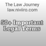 Important Legal Terms