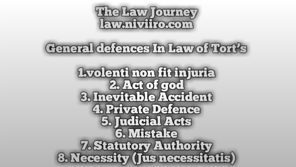 general-defences-in-law-of-torts
