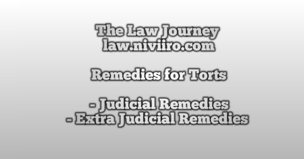 remedies-for-tort
