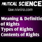 Meaning of Rights – Political Science | Types | Contents of Rights