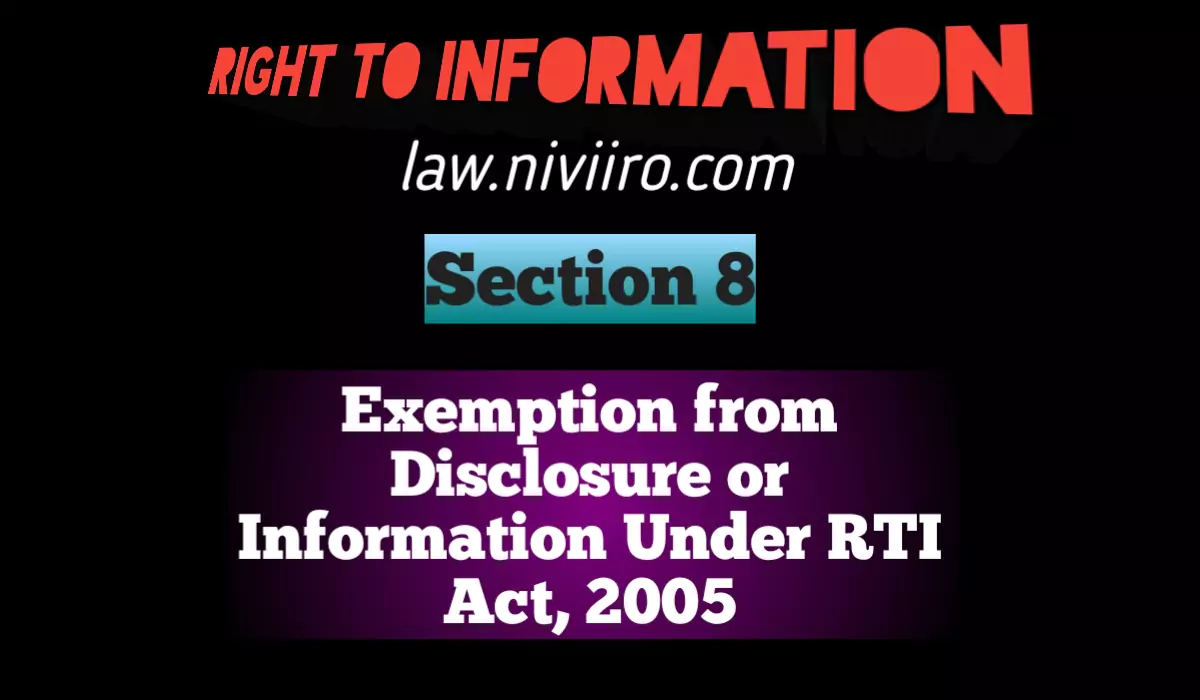 Exemption-From-Disclosure-of-Information-under-RTI-Act