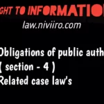 Obligations of Public Authorities Under RTI Act