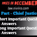 M.C. Chagla | Roses in december | Chief Justice Important Questions