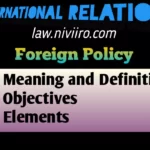 Foreign-Policy-Definition’s-Objectives-Elements
