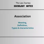 Association-meaning-Definition-characteristics