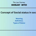 Concept of Social status in sociology