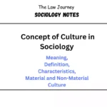 Concept of Culture in Sociology | Meaning | Definition | Characteristics