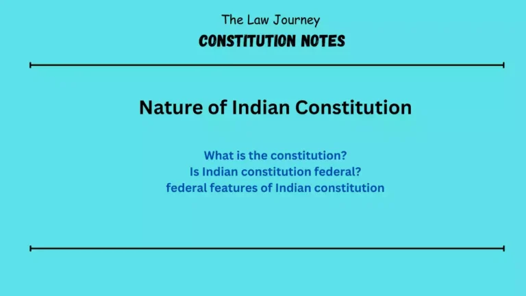 Nature-of-Indian-Constitution